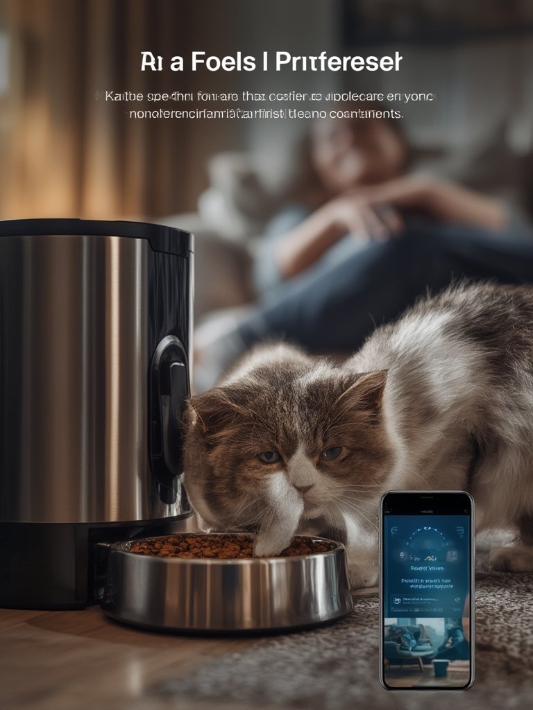 automatic feeder in action