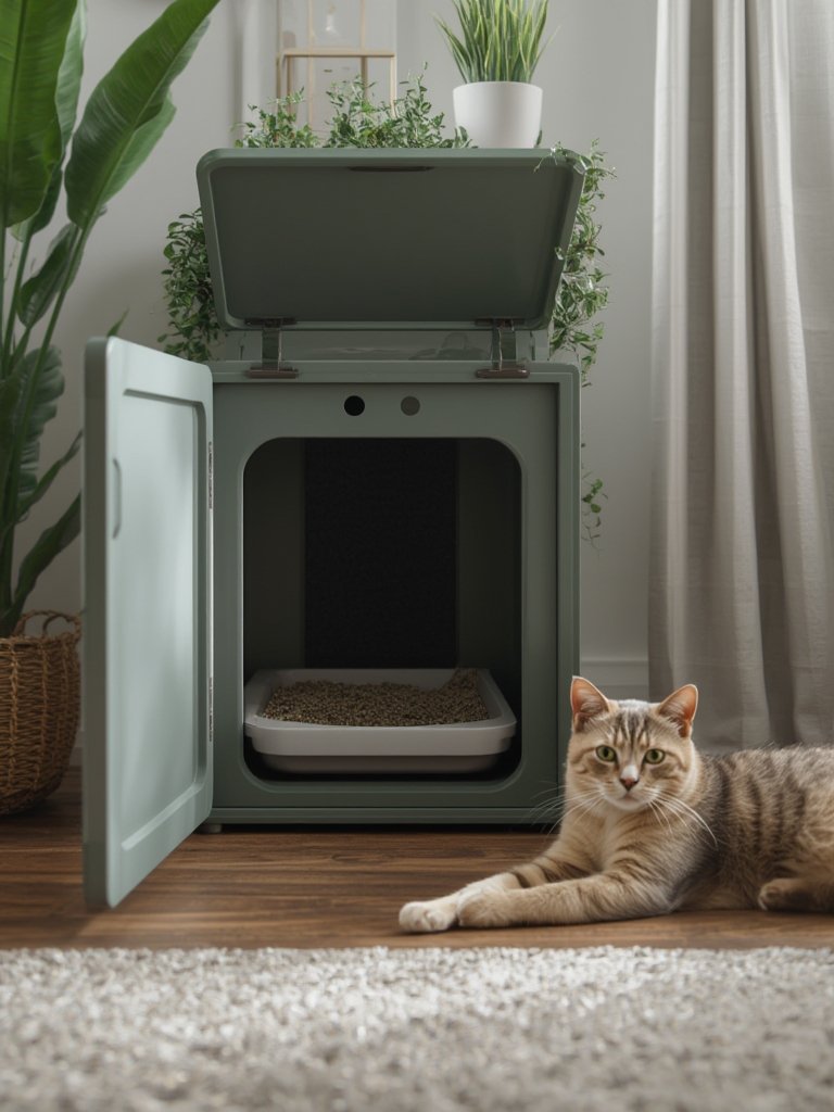 Hidden Litterbox: 7 Ultimate Secrets for an Amazing Solution in 2026 2 hidden litterbox in action