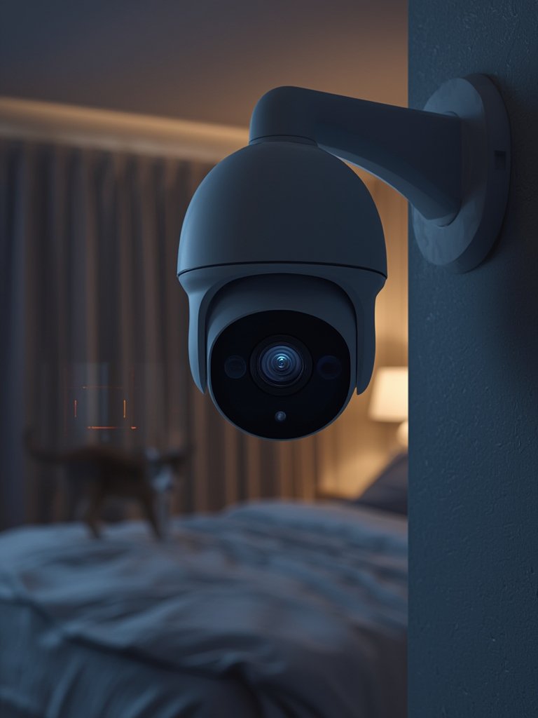 indoor camera in action