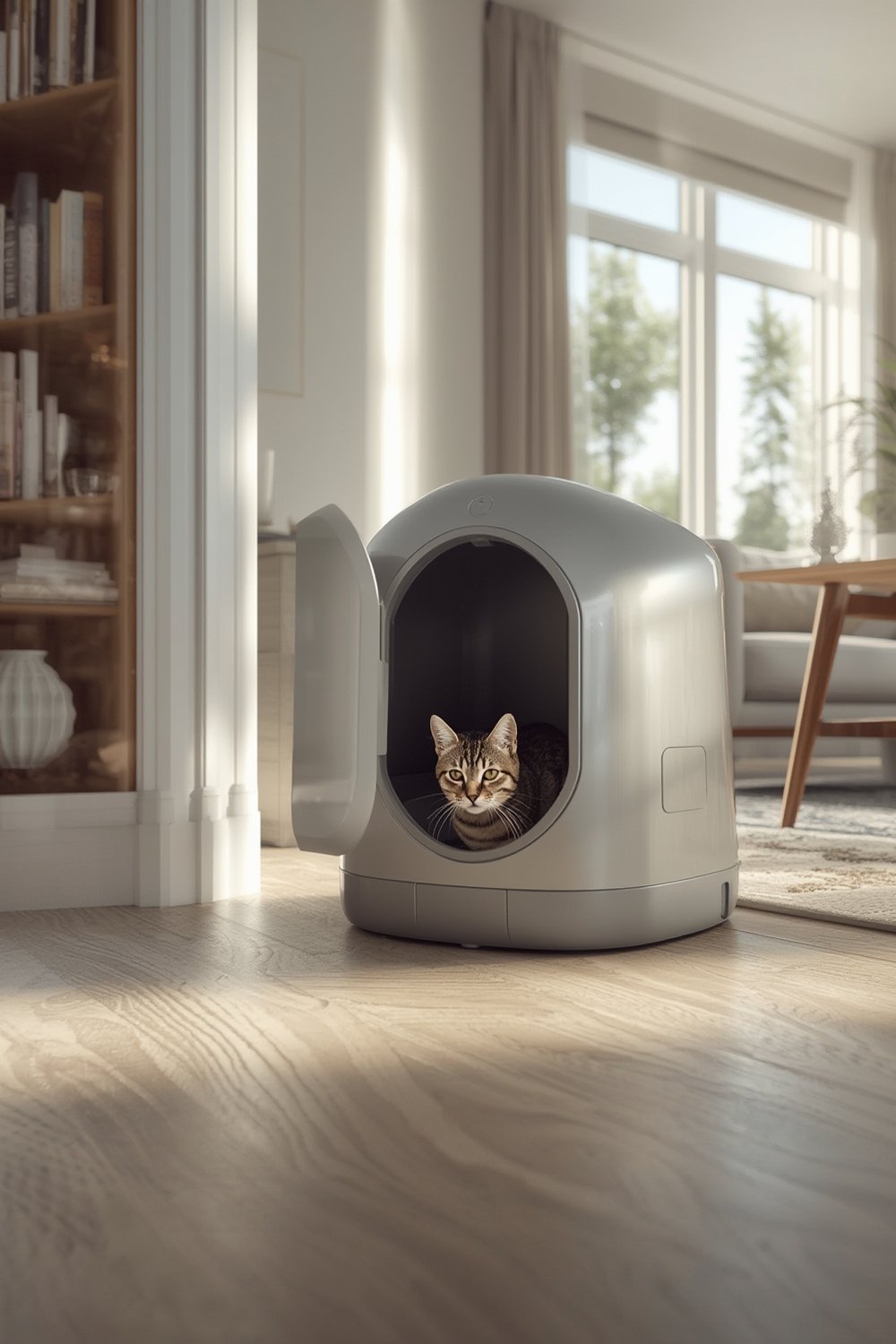 hooded litterbox product view