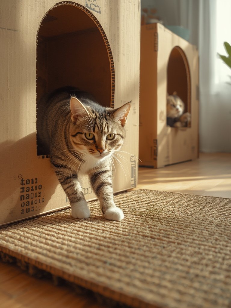 Cardboard Cat: 7 Ultimate Secrets For Best Indoor Cat Fun 2026 2 cardboard cat in action